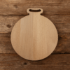ronde borrelplank in 40 cm met handgreep door taste of wood