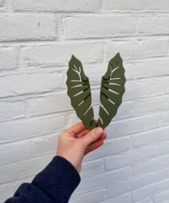 Deurgreep Alocasia voor de Ikea Milsbo indoor greenhouse kast door Taste of Wood