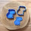 uitsteker met stempel voor koekjes of klei in een Capibara door taste of wood