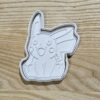 pikachu uitsteker met stempel voor koekjes of klei door Taste of Wood